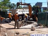 Started excavating for the water tie in connecting the Courthouse at Rahway Ave (800x600).jpg